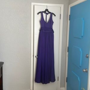White by Vera Wang Purple Bridesmaid dress